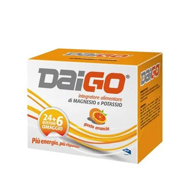 DAIGO MAGNESIO E POTASSIO INTEGRATORE GUSTO ARANCIA 30 BUSTINE