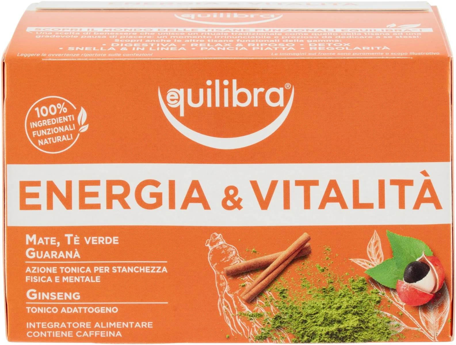 EQUILIBRA TISANA ENERGIA & VITALITÀ 15 FILTRI