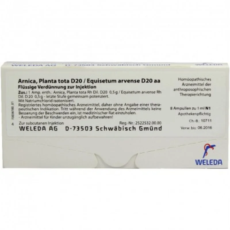 ARNICA PT D20/EQU D20 8F 1ML