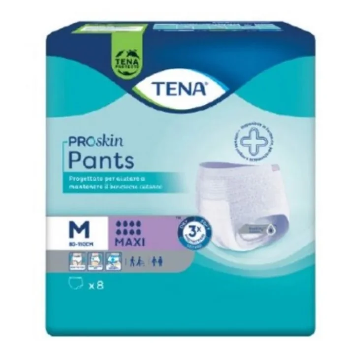 TENA PANTS MAXI M PER INCONTINENZA 8 MUTANDINE