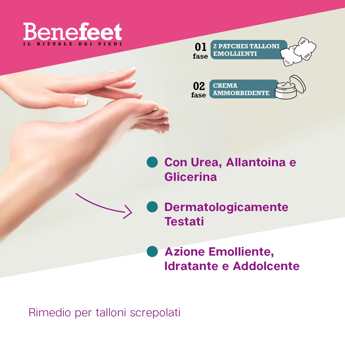 Benefeet Patch Gel Talloni 2 Pezzi Azione Emolliente