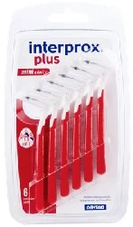 INTERPROX PLUS MINI CONICAL 6 SCOVOLINI ROSSO