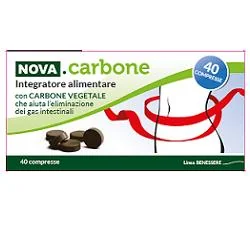 NOVA CARBONE VEGETALE INTEGRATORE 40 COMPRESSE