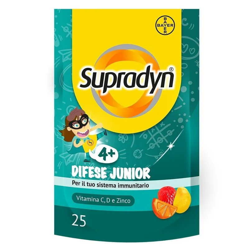 SUPRADYN DIFESE JUNIOR INTEGRATORE 25 CARAMELLE GOMMOSE