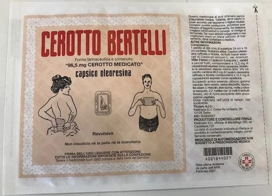 CEROTTO BERTELLI GRANDE 24X16 CM 368,6 MG 1 PEZZO