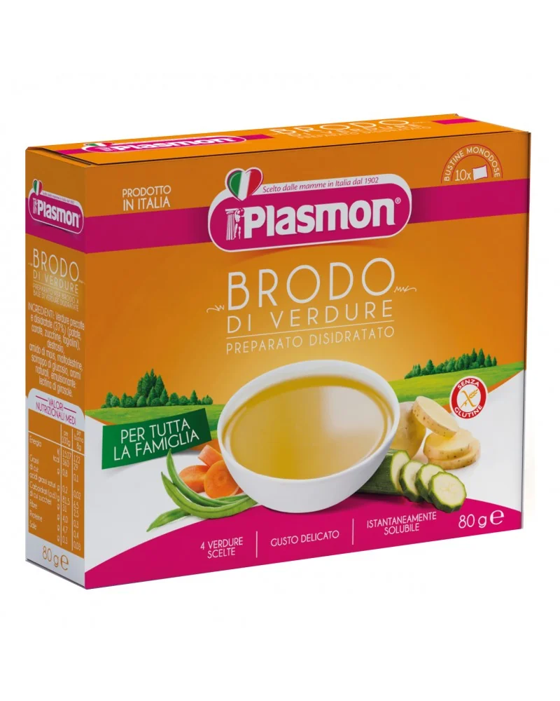 PLASMON PREPARATO DISIDRATATO PER BRODO DI VERDURA 80 G