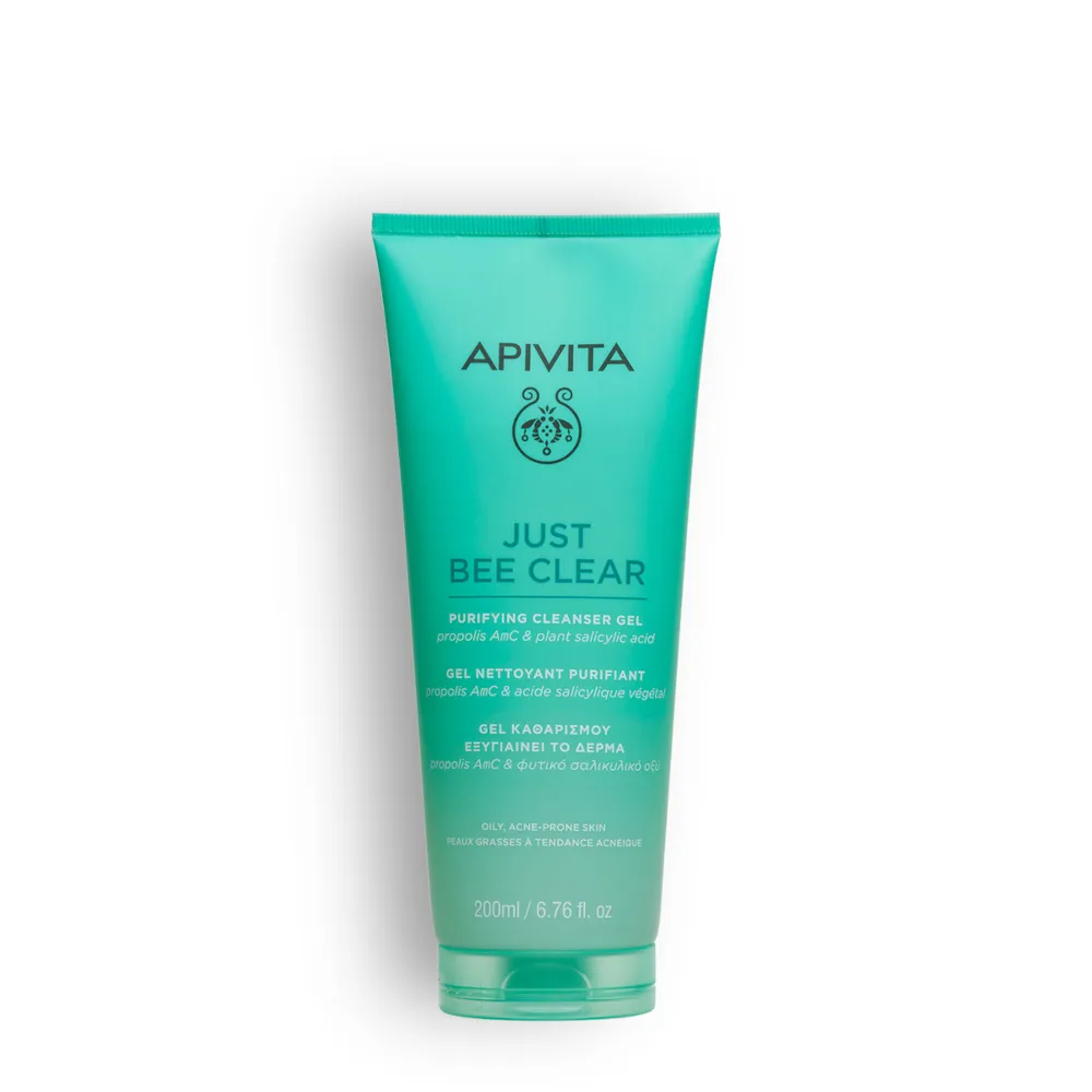 Apivita Just Bee Clear Cleans 200 ml Gel Detergente Purificante