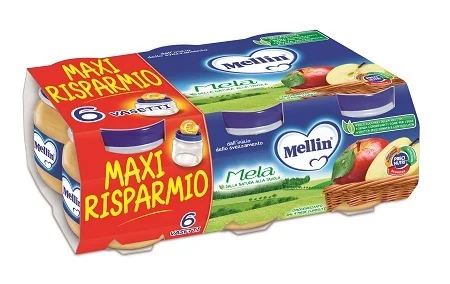 MELLIN OMOGENEIZZATO MELA 6X100G