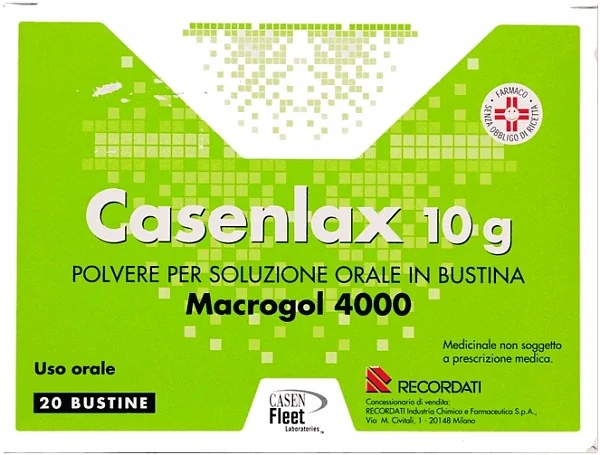 CASENLAX 10 G MACROGOL 4000 20 BUSTINE