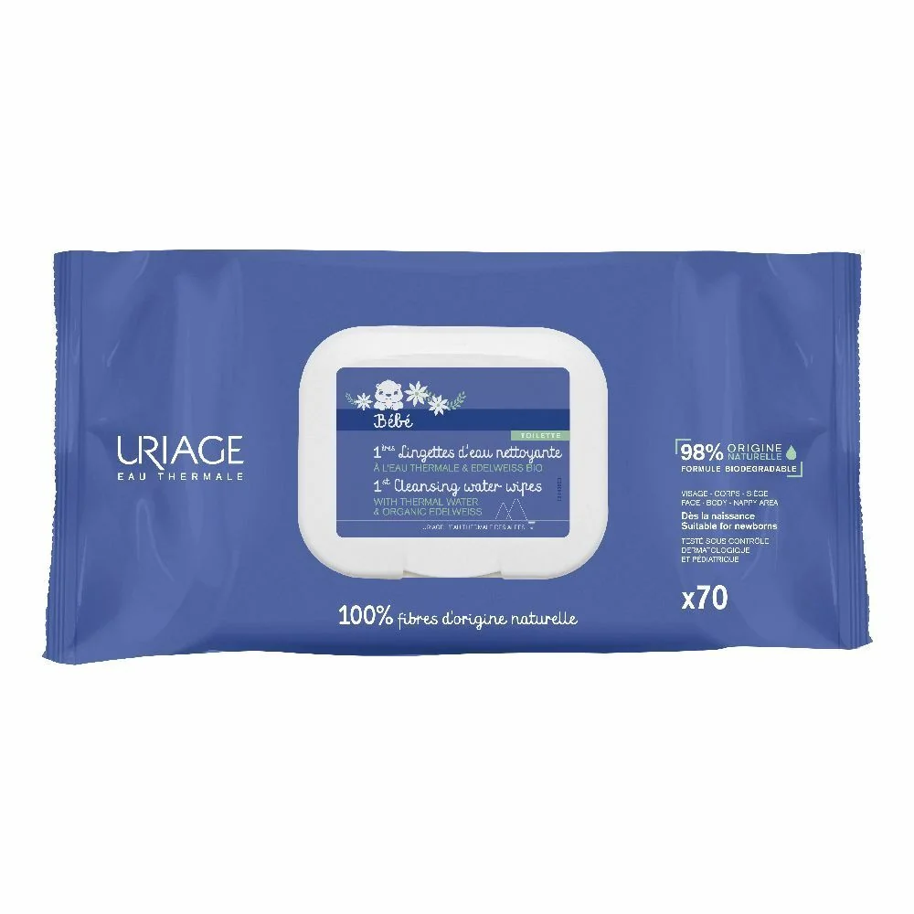 Uriage Bebe Salviettine Det Acqua70Pz 