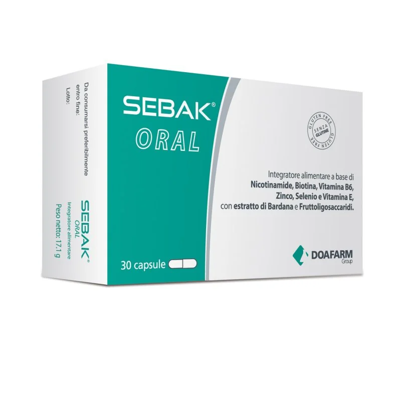 SEBAK ORAL INTEGRATORE 30 CAPSULE