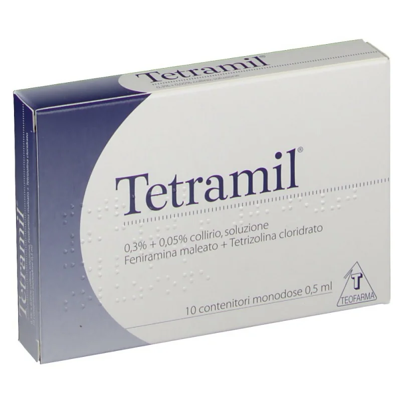 TETRAMIL COLLIRIO MONODOSE 0,3% + 0,05% 10 FLACONCINI