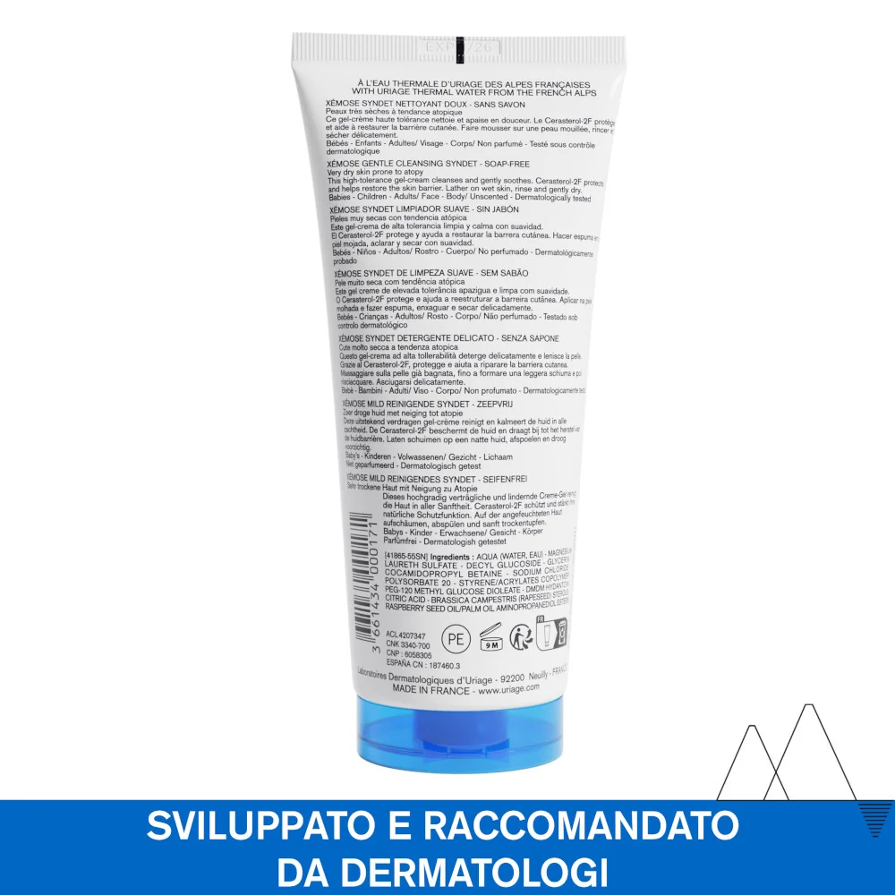 URIAGE XÈMOSE SYNDET DETERGENTE DELICATO PELLE SECCA 200 ML