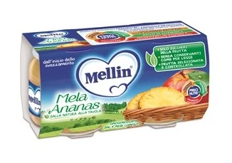 MELLIN OMOGENEIZZATO MELA ANANAS 2 X 100 G