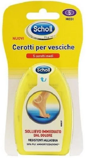 SCHOLL CEROTTI PER VESCICHE 5 CEROTTI MEDI