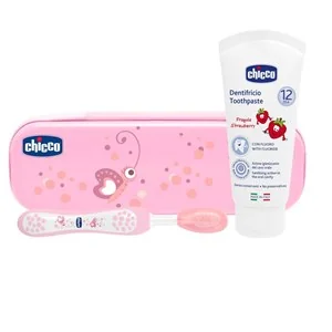 CHICCO SET DENTALE ROSA FLUORO