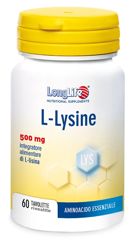 LONGLIFE L-LYSINE 500MG 60TAV