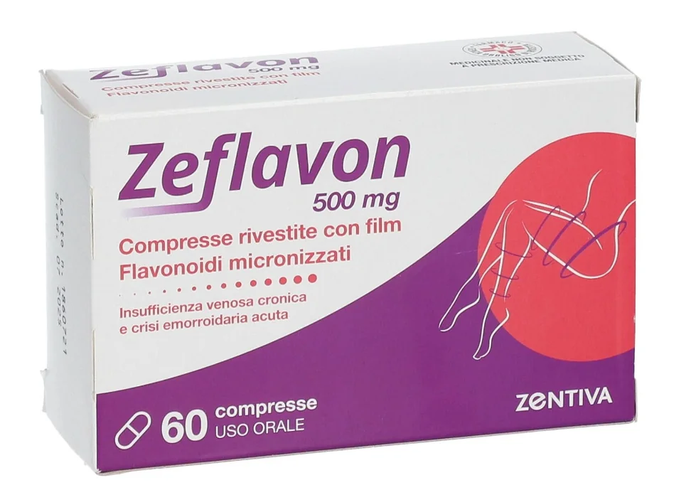 ZEFLAVON 60 COMPRESSE RIV 500 MG