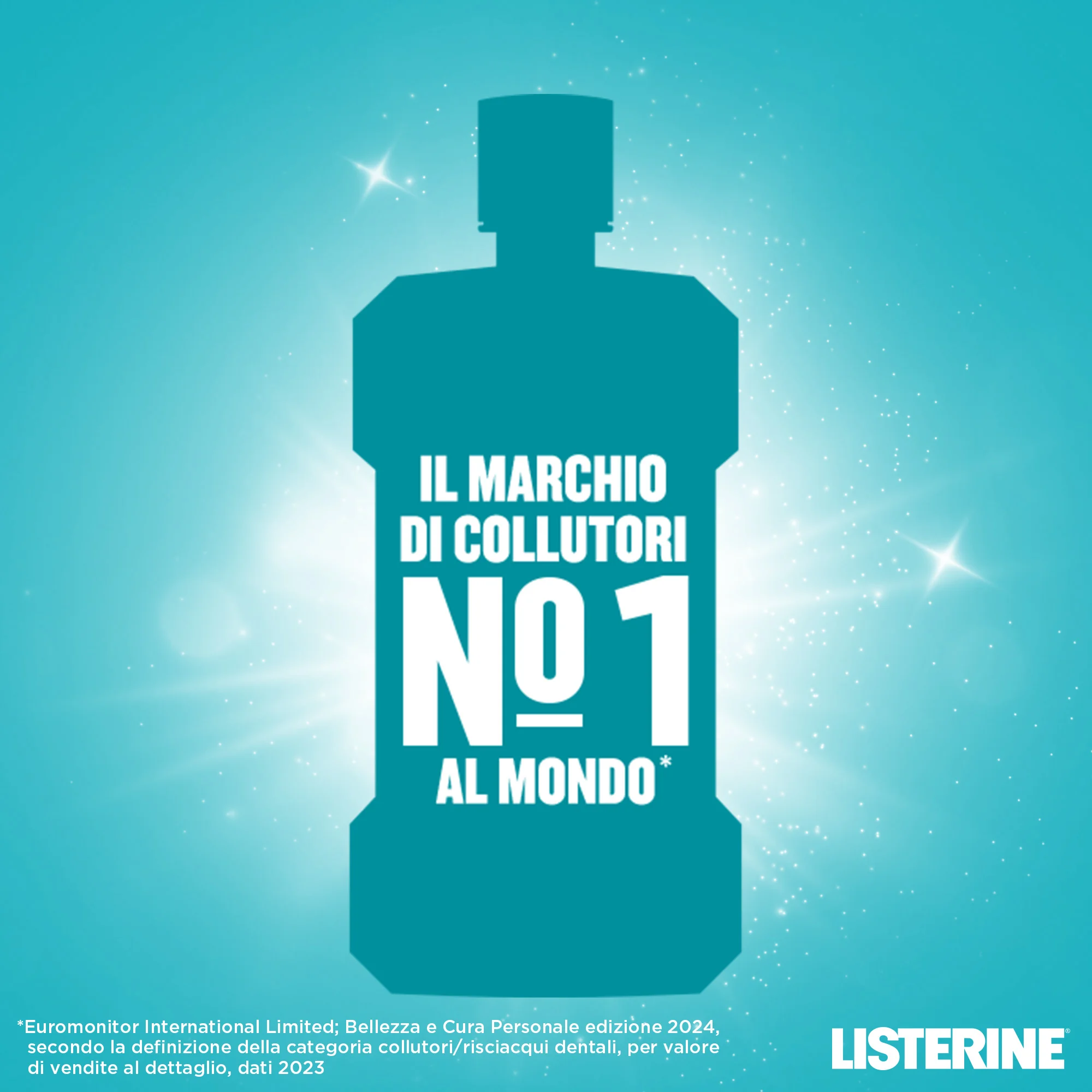 Listerine Coolmint Collutorio Antiplacca 500 ml Rinfrescante Alito