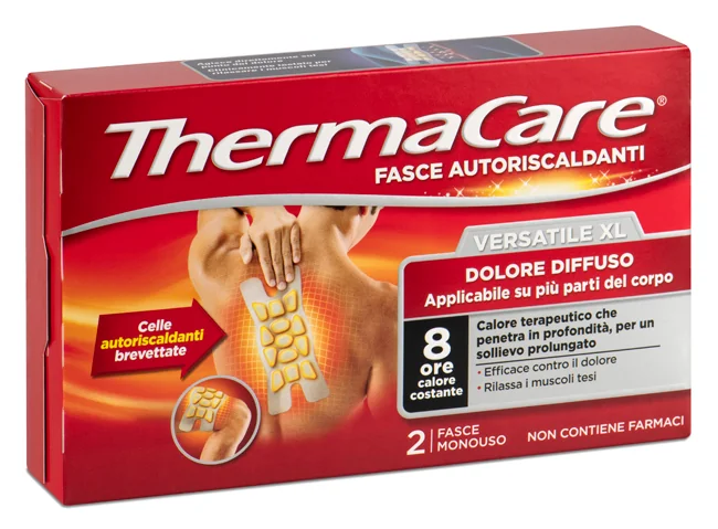 THERMACARE FASCIA VERSATILE XL 2 FASCE RISCALDANTI