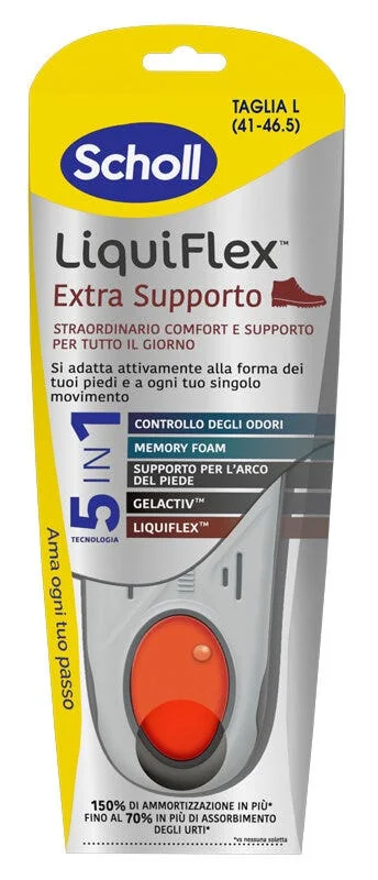 SCHOLL LIQUIFLEX EXTRA SUPPORT TAGLIA LARGE