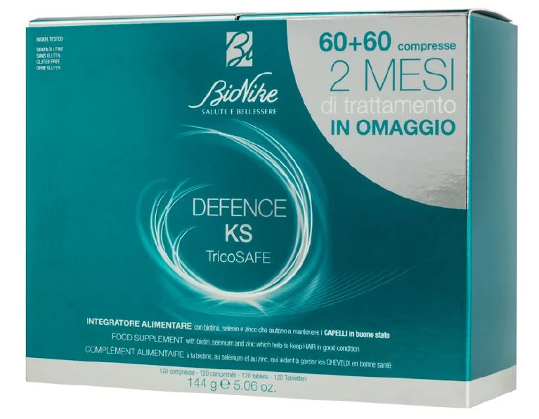 BIONIKE DEFENCE KS TRICOSAFE BIPACK 60 + 60 COMPRESSE