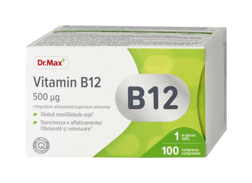 DR. MAX VITAMIN B12 500MCG 100TB