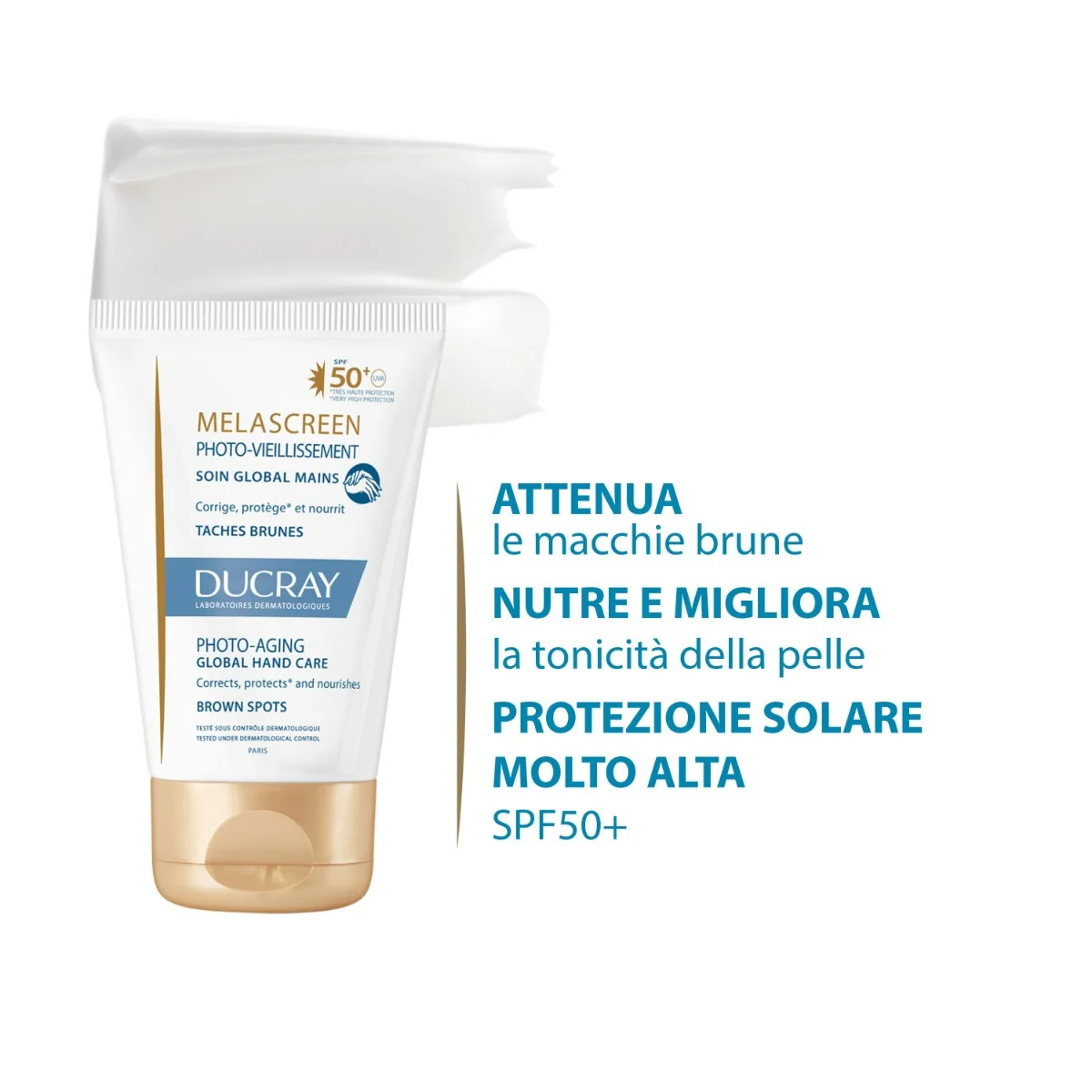 Ducray Melascreen Crema Mani Antimacchie SPF 50+ 50 Ml 