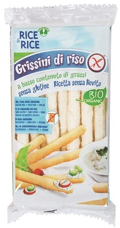 RICE&RICE GRISSINI DI RISO BIOLOGICO SENZA GLUTINE 100 G