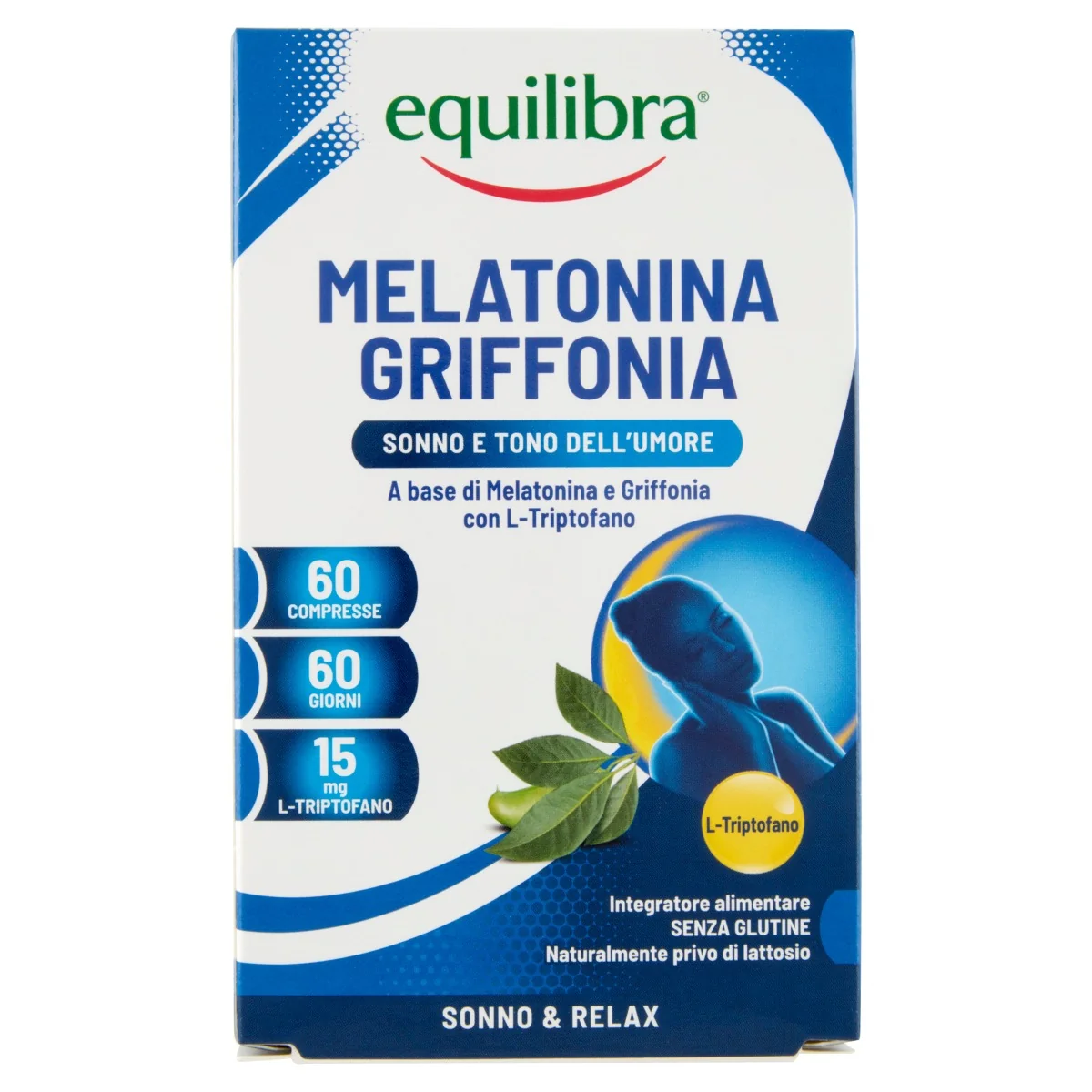 EQUILIBRA MELATONINA + GRIFFONIA 60 COMPRESSE