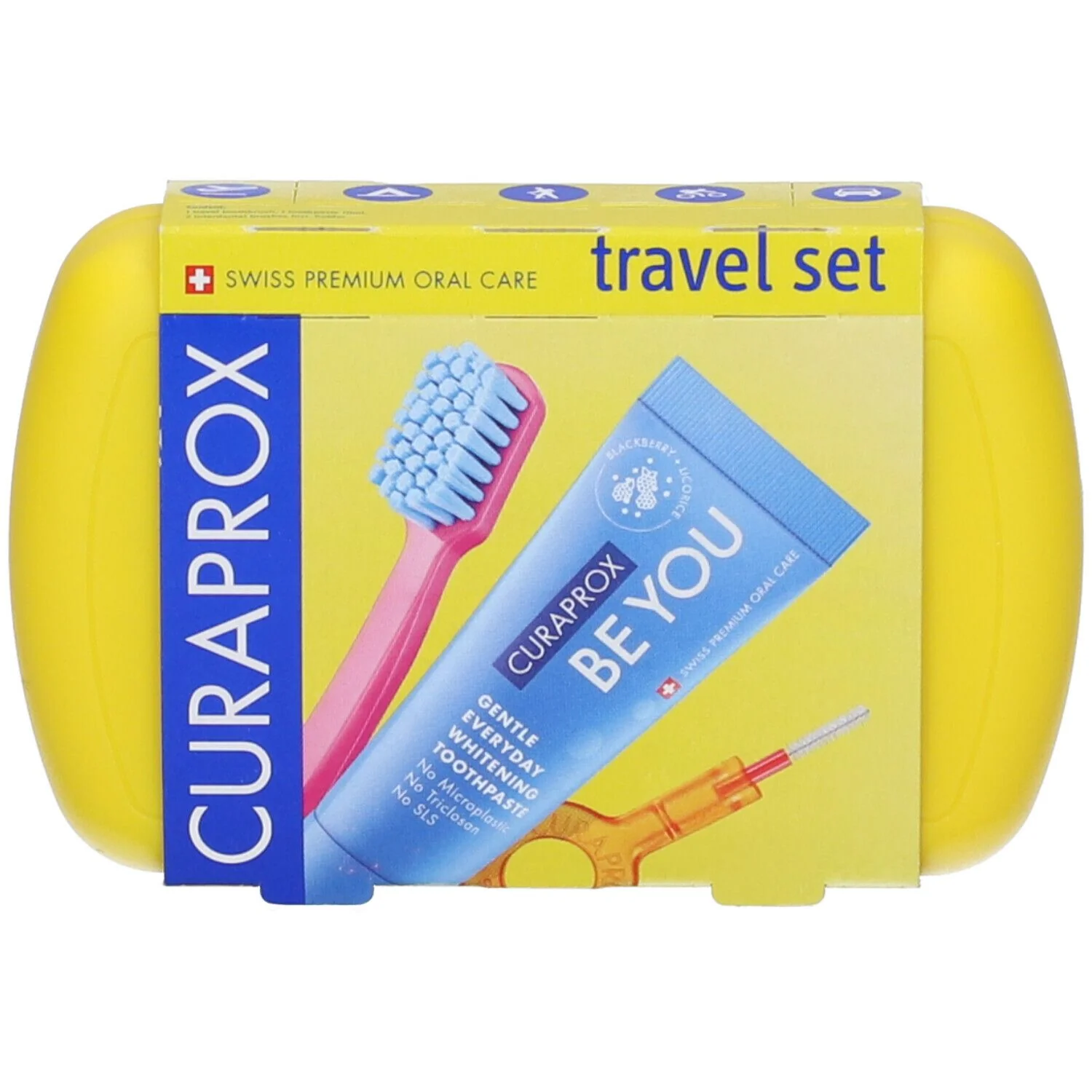 CURAPROX TRAVEL SET YELLOW