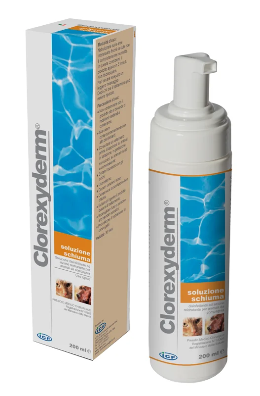 CLOREXYDERM SOLUZIONE SCHIUMA 200ML