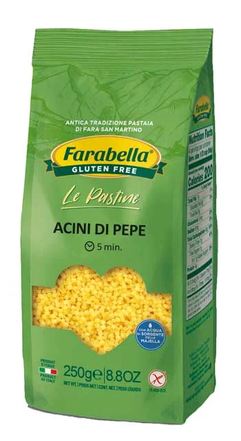 FARABELLA SENZA GLUTINE PASTA ACINI PEPE 250 G