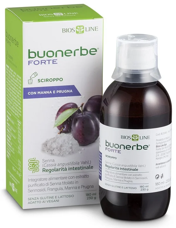 BUONERBE FORTE SCIROPPO INTEGRATORE TRANSITO INTESTINALE 180 ML