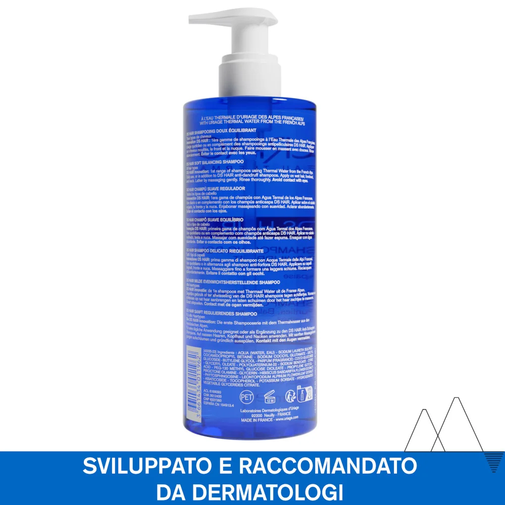 Uriage DS Hair Shampoo Delicato Riequilibrante 500 ml 