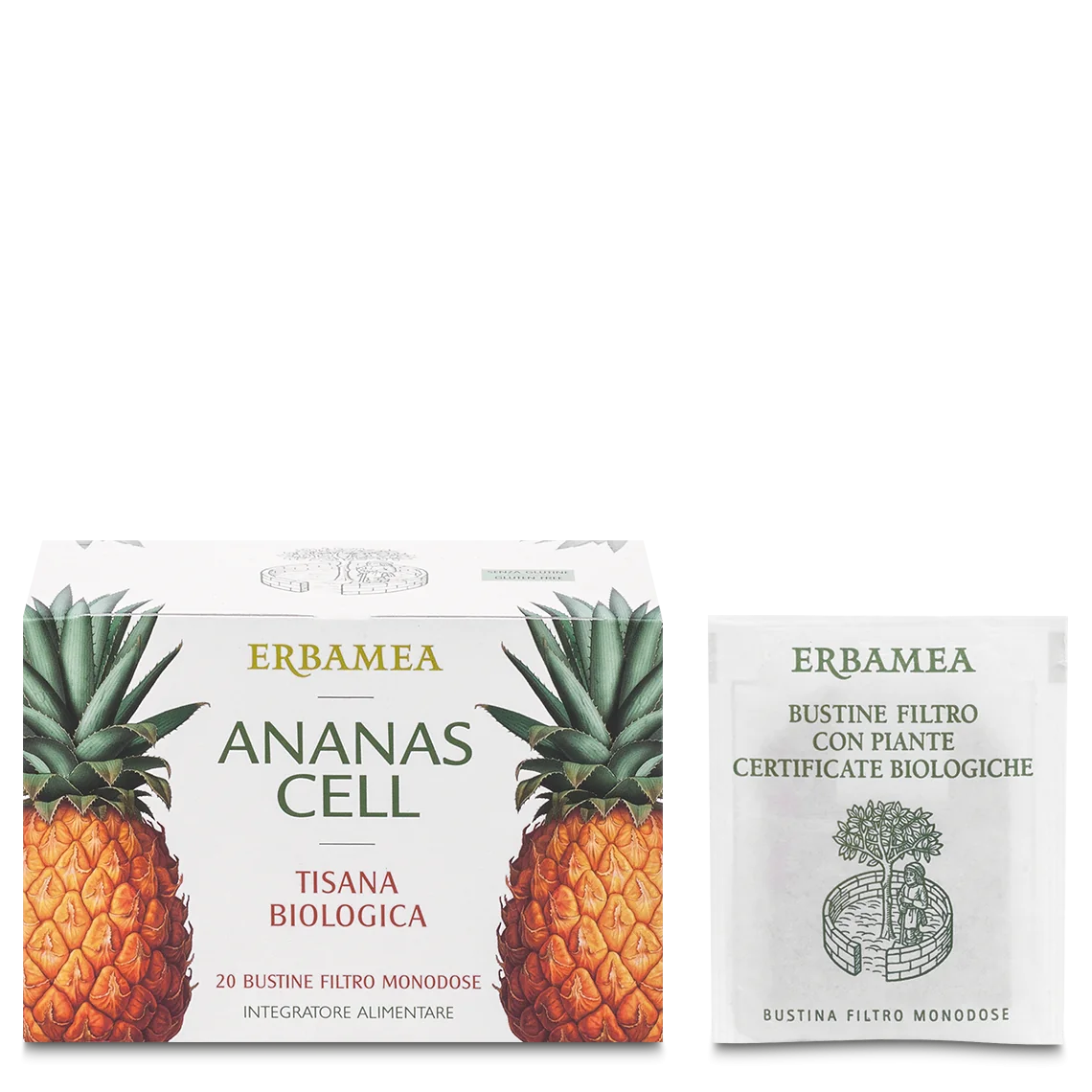 ERBAMEA ANANAS CELL TISANA BIO 20 FILTRI