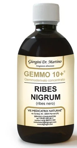 DR. GIORGINI GEMMO 10+ RIBES NERO LIQUIDO ANALCOOLICO 500 ML