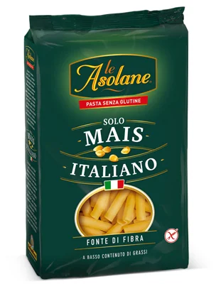 LE ASOLANE FONTE FIBRA TUBETTI RIGATI PASTA SENZA GLUTINE 250 G