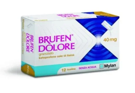 BRUFEN DOLORE 40 MG GRANULATO SOLUZIONE ORALE 12 BUSTINE