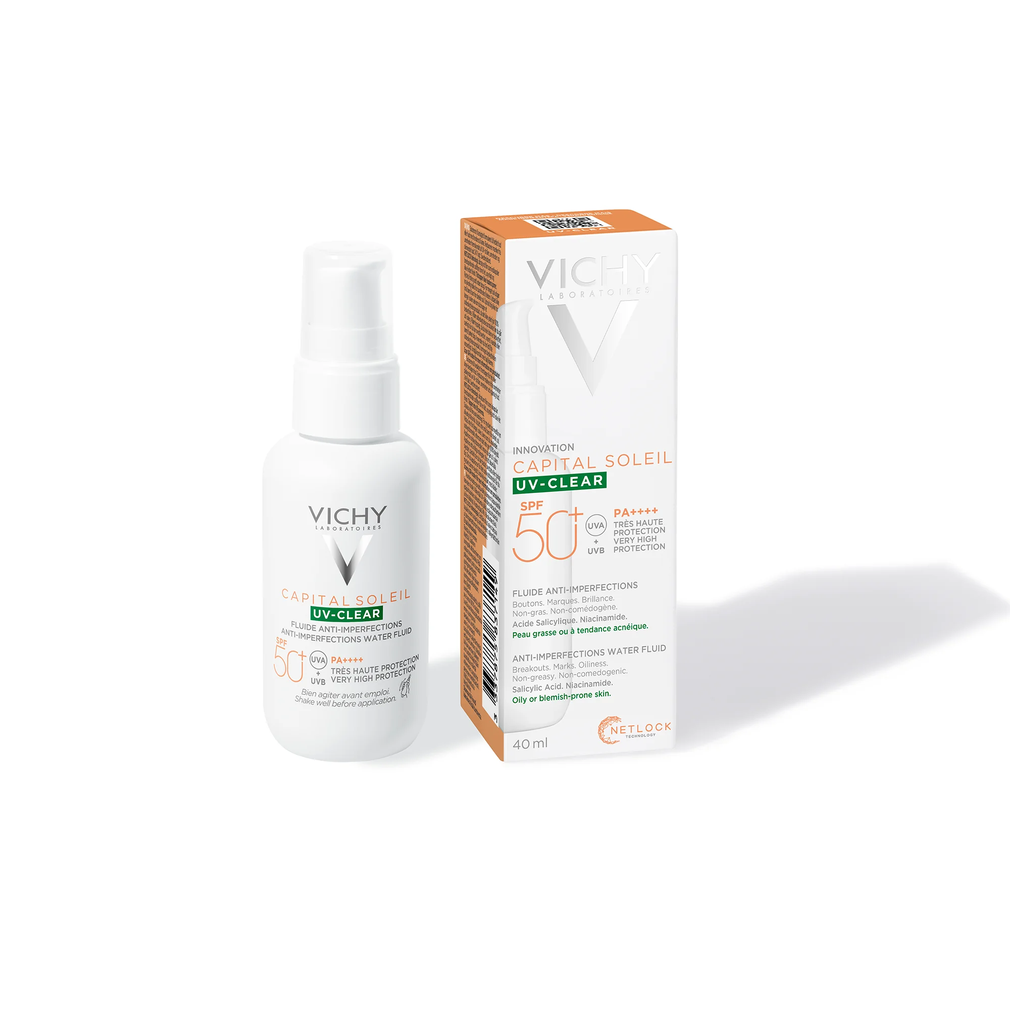 Vichy Capital Soleil UV Clear SPF50+ Fluido 40 ml Anti-Imperfezioni