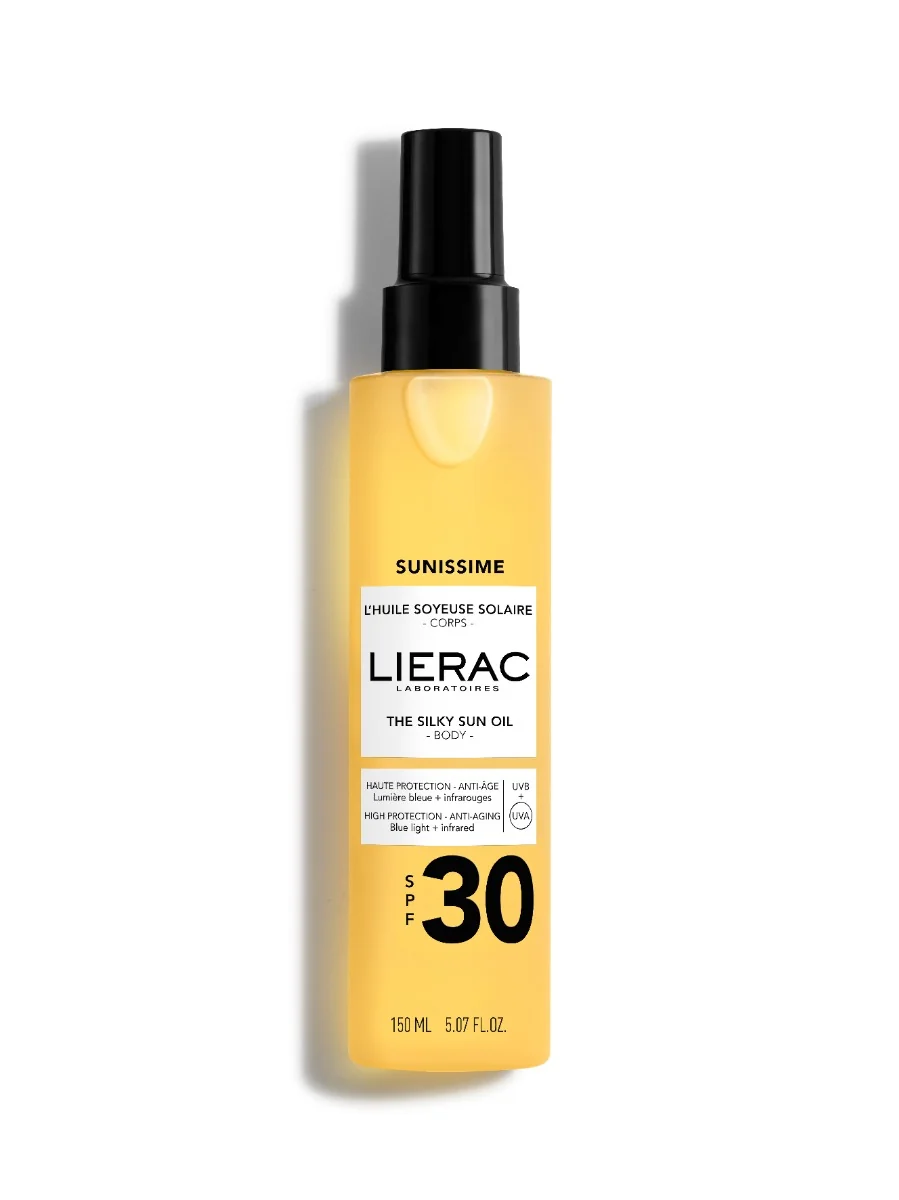 Lierac Sunissime Olio Solare Setoso SPF30 150 ml Protezione solare corpo