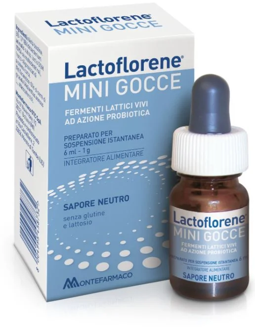 LACTOFLORENE MINI GOCCE INTEGRATORE FERMENTI LATTICI BAMBINI GOCCE 6 ML