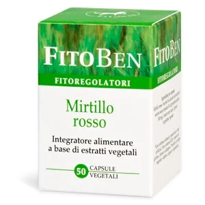 FITOBEN MIRTILLO ROSSO INTEGRATORE ESTRATTI VEGETALI 50 CAPSULE