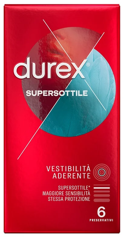 DUREX SUPERSOTTILE CLOSE FIT 6