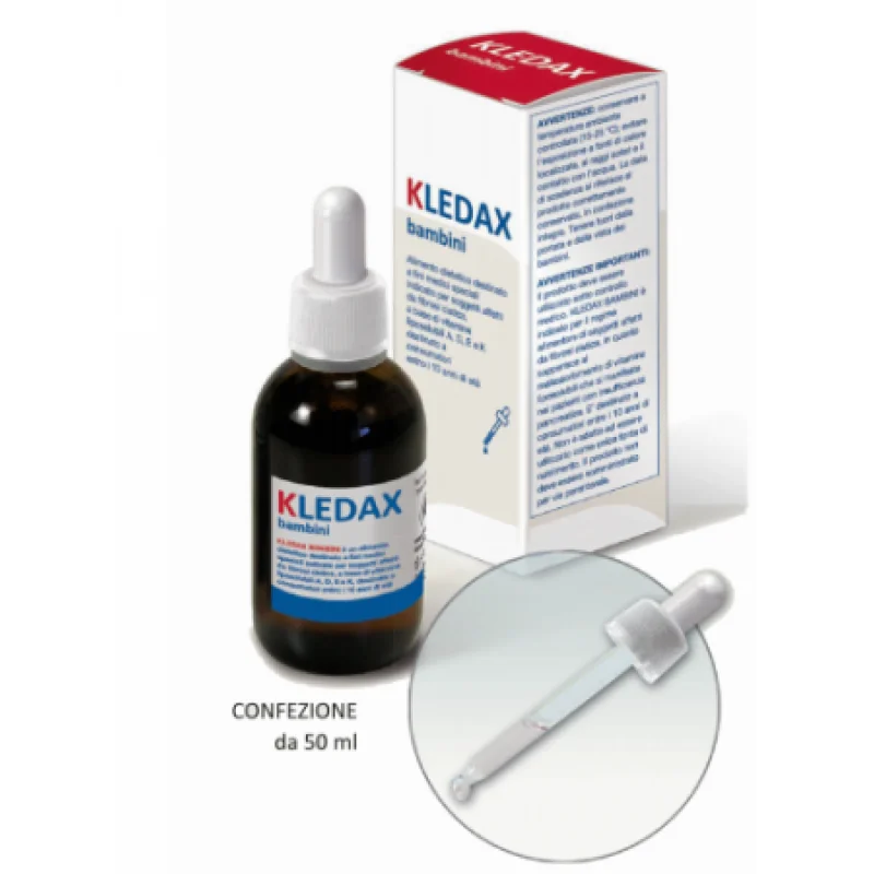 KLEDAX GOCCE BAMBINI ALIMENTO DIETETICO FIBROSI CISTICA 50 ML