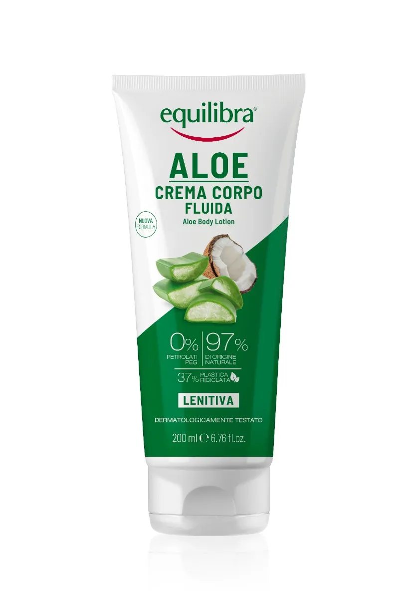 Equilibra Corpo Aloe Crema Corpo Fluida 200 Ml Fluido Corpo