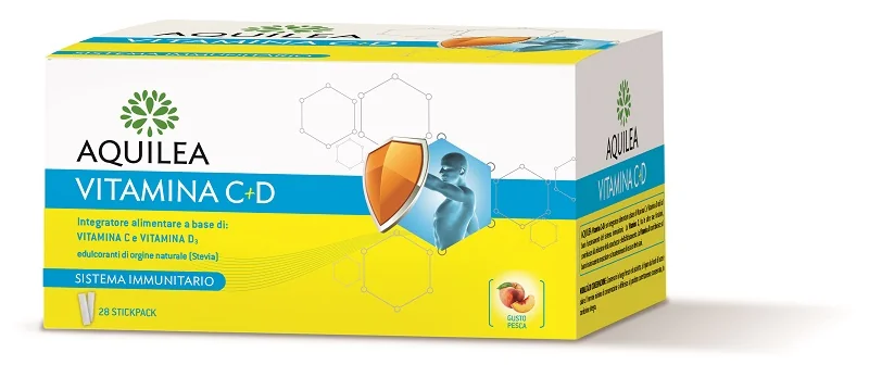 AQUILEA VITAMINA C+D INTEGRATORE VITAMINICO 28 BUSTINE