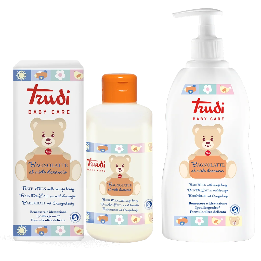 Trudi Baby C Bagnolatte 500 ml Ideale per il bagnetto quotidiano