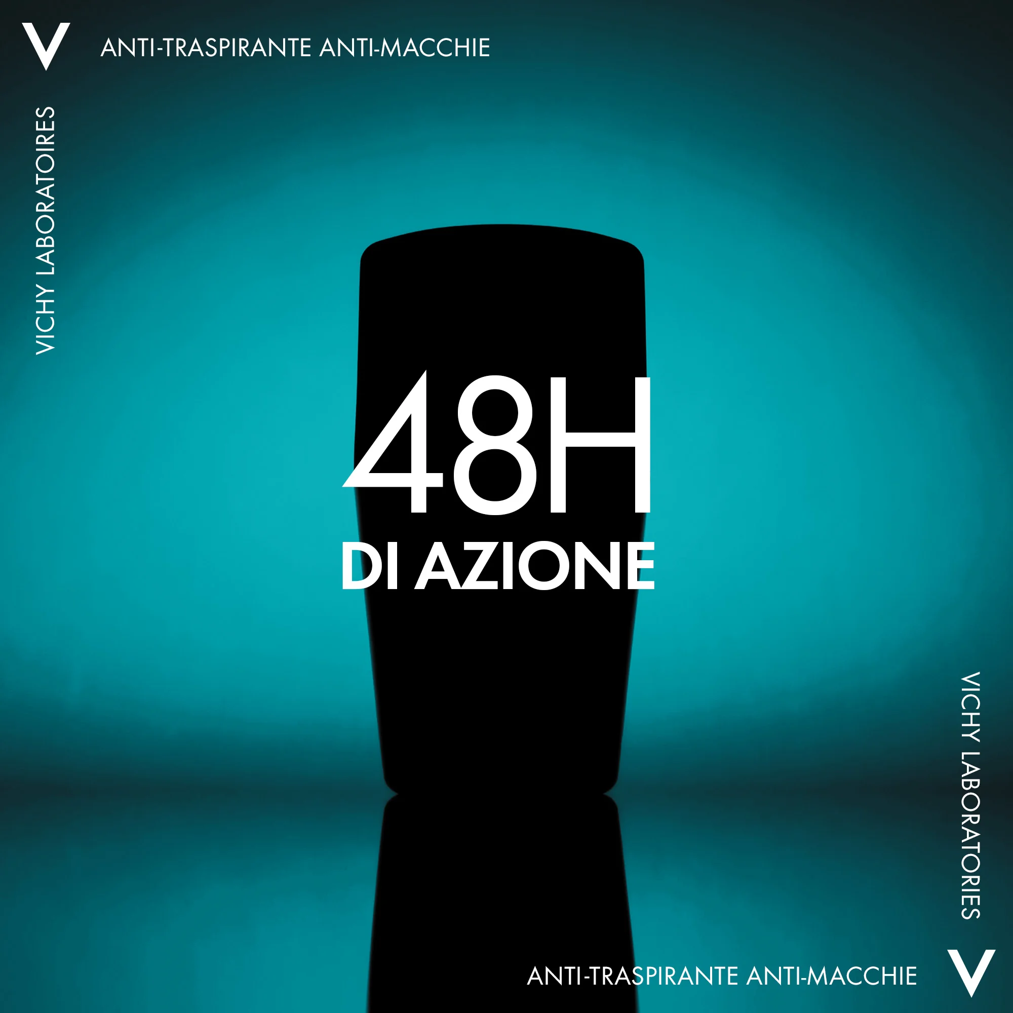 Vichy Deodorante Antitraspirante 50 ml Anti Tracce Bianche e Gialle