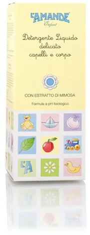 L'AMANDE ENFANT DETERGENTE LIQUIDO DELICATO BAMBINI CORPO CAPELLI 250 ML